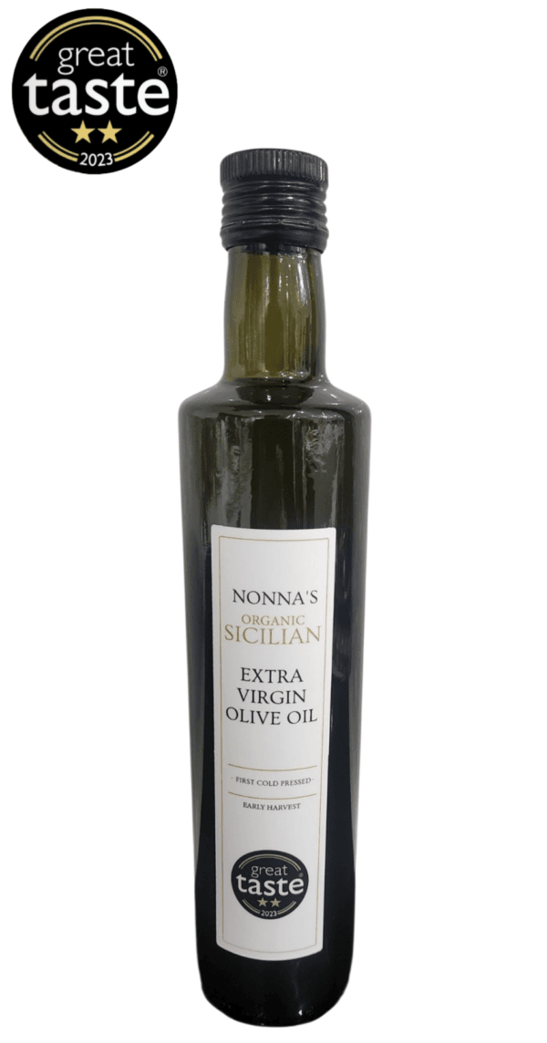 Organic Sicilian Unfiltered First Cold Pressed Extra Virgin Olive Oil – 500ml