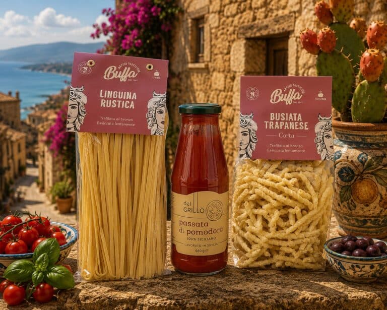nonna's collection of pasta and pasta sauces